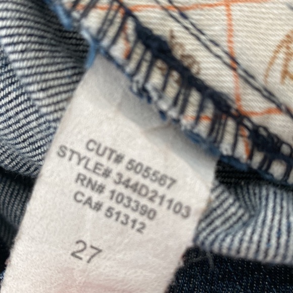 Vintage Frankie b Low Rise Dark Wash Jeans Size 27 - Picture 8 of 14